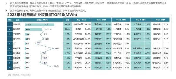 中国电池企业装机量排名：宁德时代pg电子平台、比亚迪太猛 吃下超7成市场(图1)